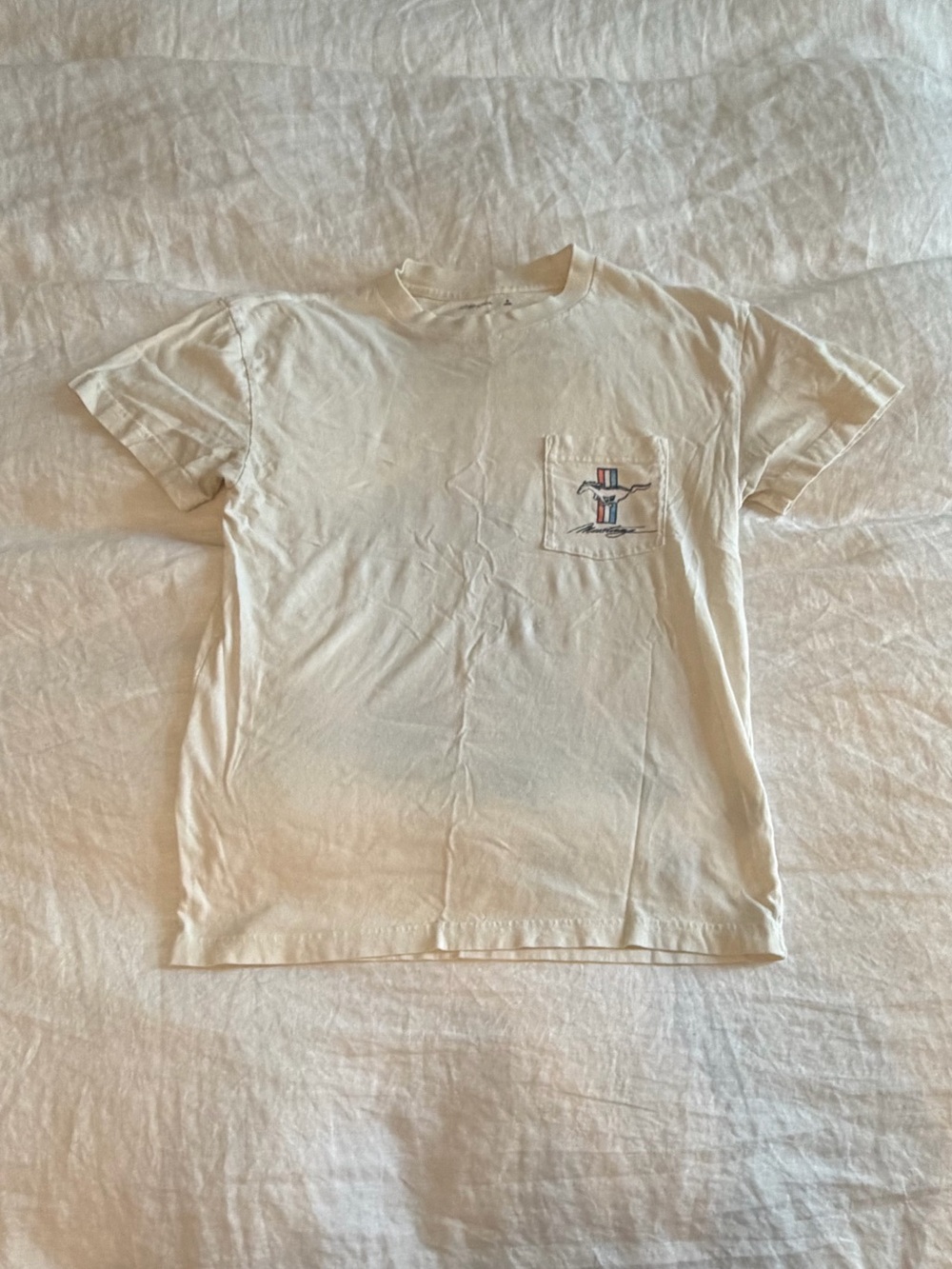 Abercrombie & Fitch Mens “Strike a Blow” Ford Mustang T Shirt Size Small - Picture 2 of 5
